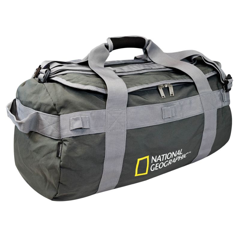 Bolso Travel Duffle 80 L, impermeable, gris 