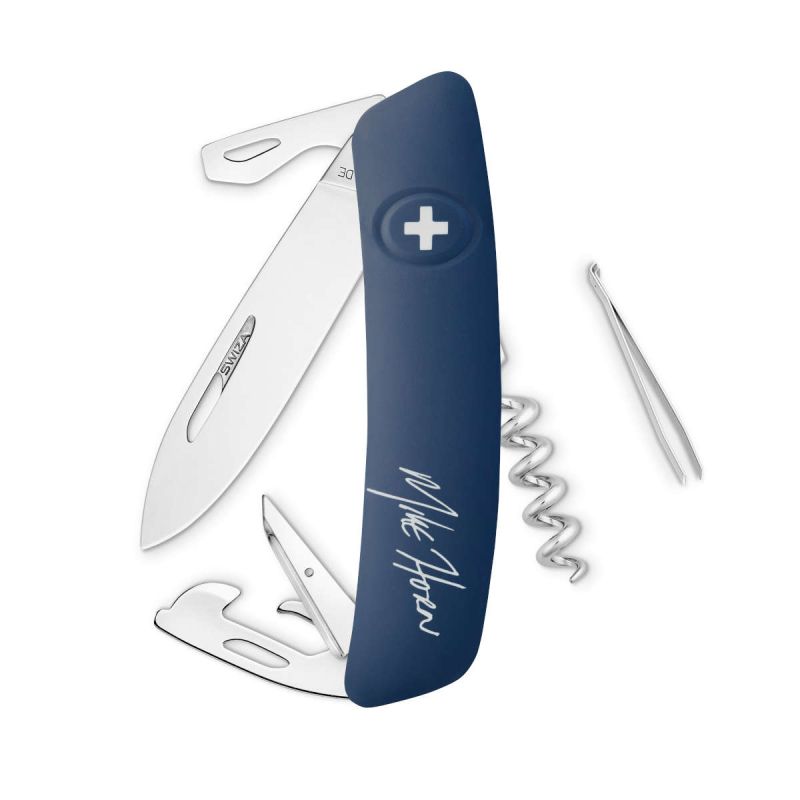 Navaja EDICION ESPECIAL Standard D03 MAKE HORN, 11 funciones, azul oscuro