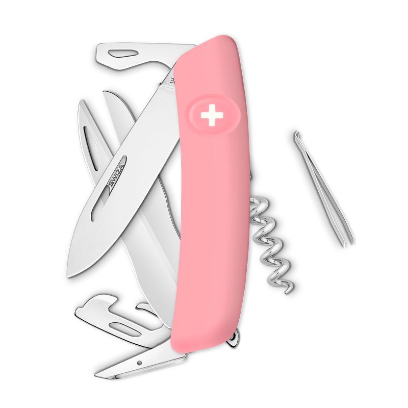 Navaja POLISHED Standard D07, 13 funciones, rosa