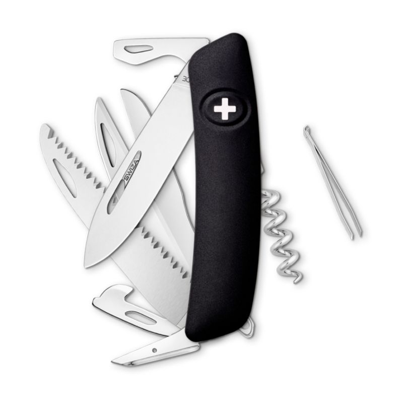 Navaja POLISHED Standard D09, 14 funciones, negro