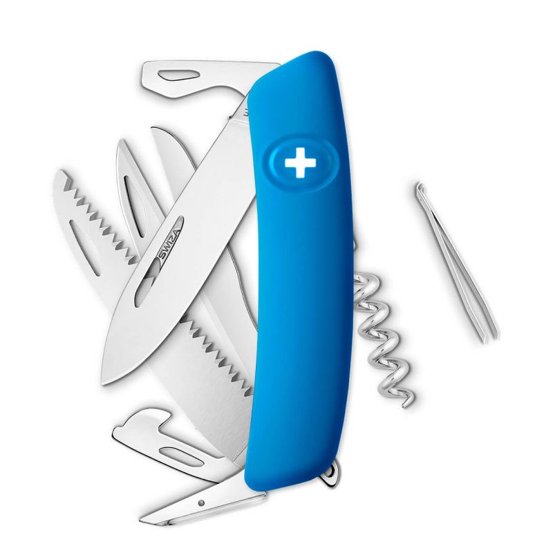 Navaja POLISHED Standard D09, 14 funciones, azul