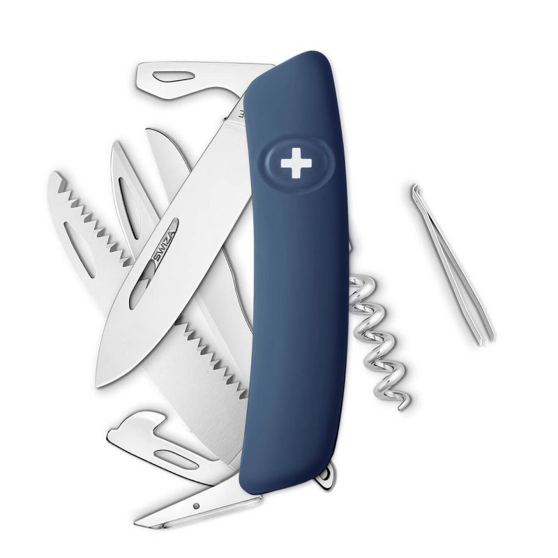 Navaja POLISHED Standard D09, 14 funciones, azul oscuro
