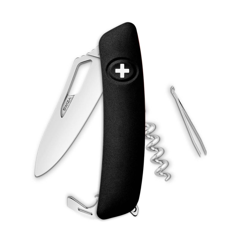 Navaja POLISHED Single Hand Winemaker SH01 R-WM, 7 funciones, negro