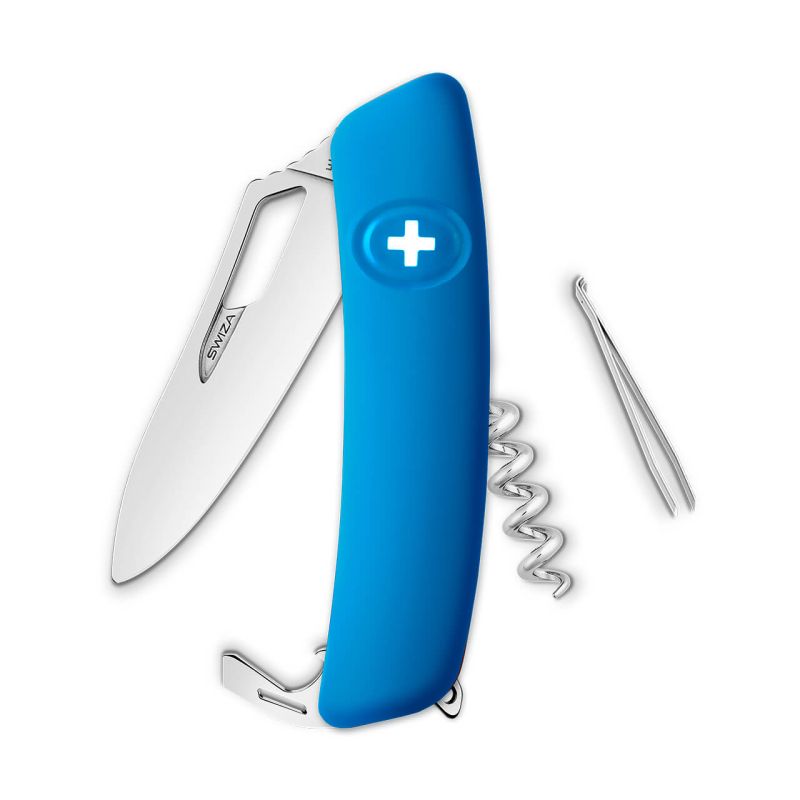 Navaja POLISHED Single Hand Winemaker SH01 R-WM, 7 funciones, azul