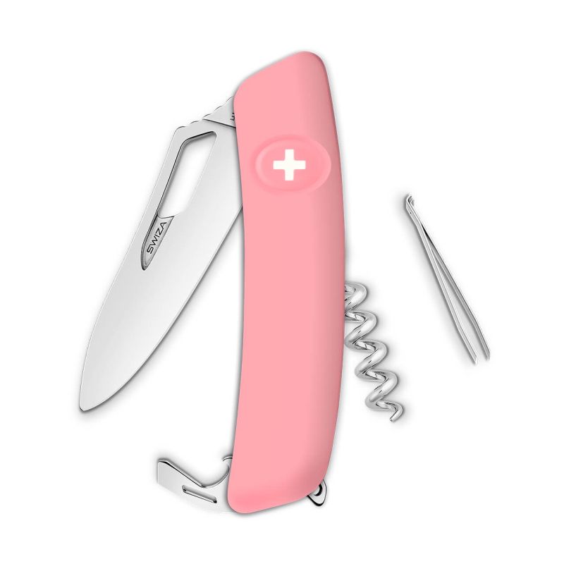 Navaja POLISHED Single Hand Winemaker SH01 R-WM, 7 funciones, rosa