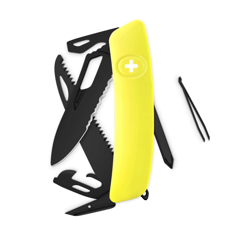 Navaja ALLBLACK Single Hand Wavy Edge SH06 TR, 13 funciones, moss