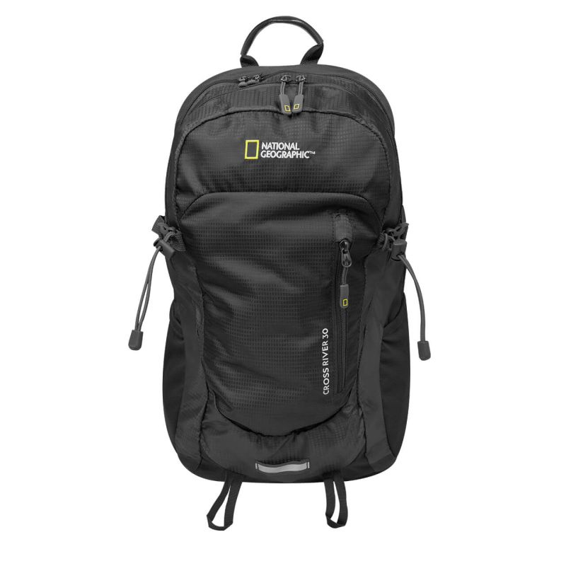 Mochila para montaña CROSS RIVER 30 L, semi-impermeable, negro
