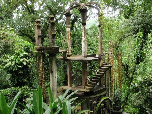 Las Pozas, jardín surrealista construido por el excéntrico artista inglés Sir Edward James