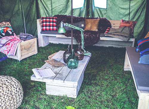 camping y lluvia